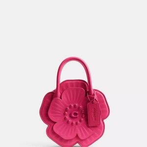 Coach pink flower bag new